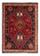 Persisk tæppe - Nomadisk - 156 x 110 cm - mørkerød