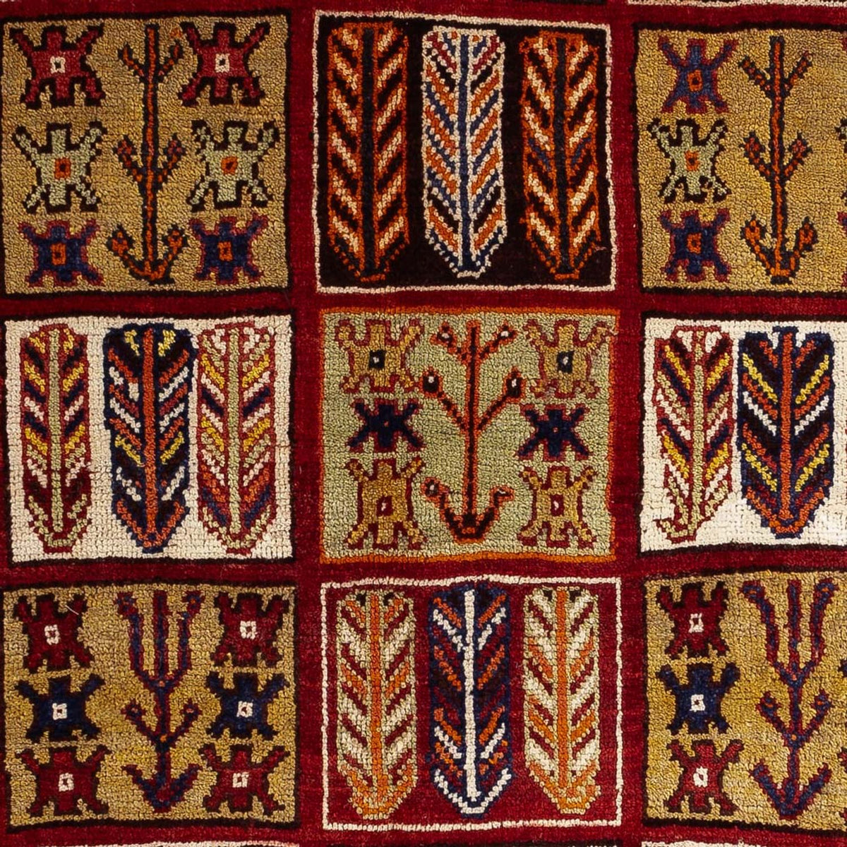 Persisk tæppe - Nomadisk - 182 x 111 cm - flerfarvet