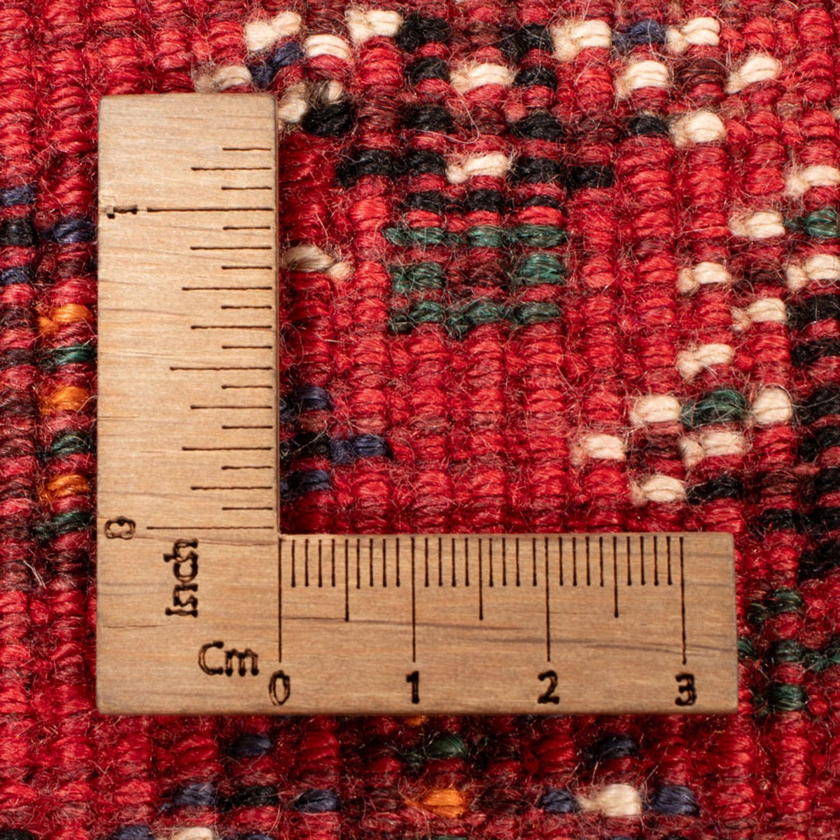 Persisk tæppe - Nomadisk - 142 x 79 cm - mørkerød