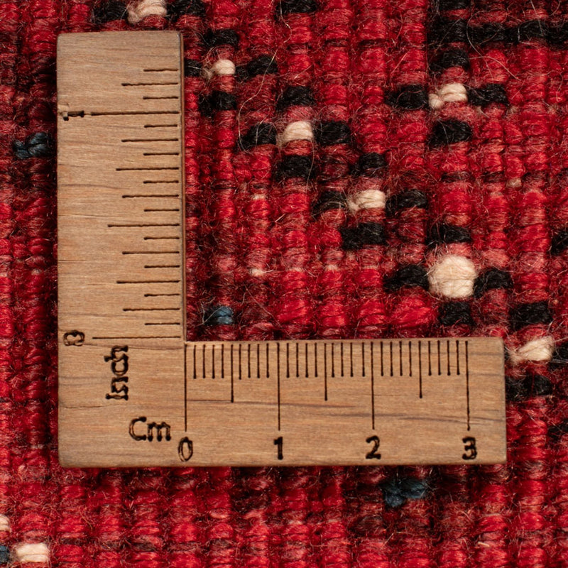 Persisk tæppe - Nomadisk - 133 x 84 cm - mørkerød