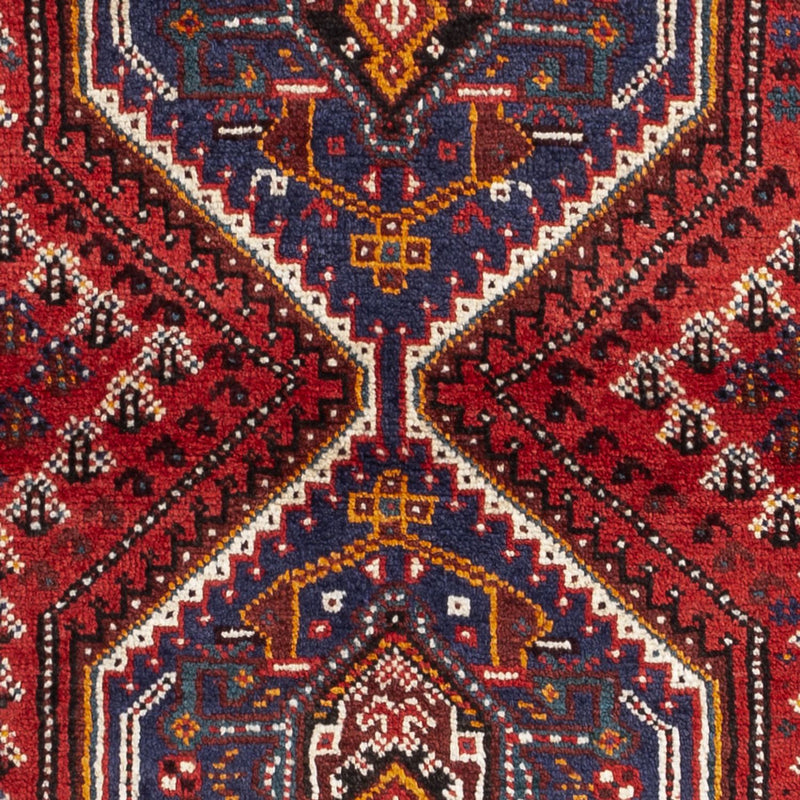 Persisk tæppe - Nomadisk - 137 x 85 cm - mørkerød