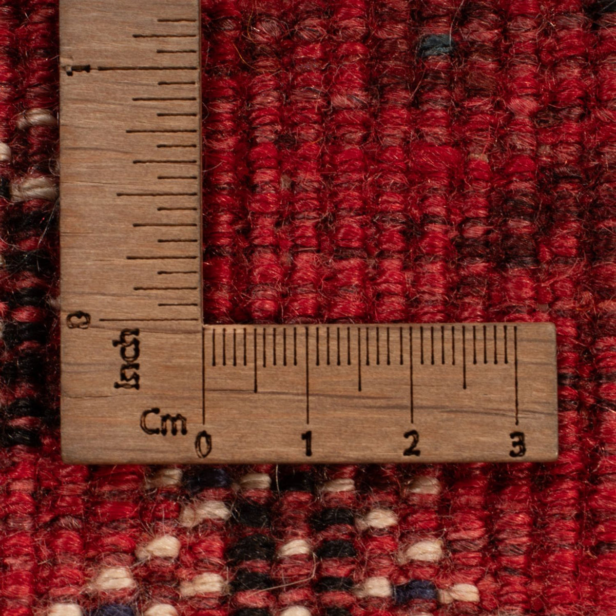 Persisk tæppe - Nomadisk - 137 x 85 cm - mørkerød