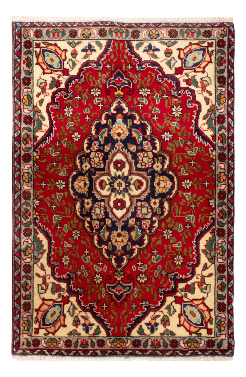 Persisk tæppe - Tabriz - 86 x 58 cm - rød