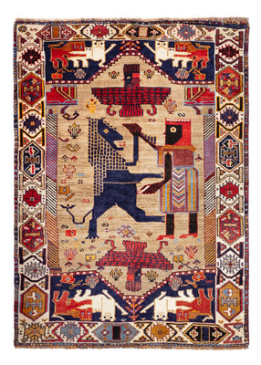 Persisk tæppe - Nomadisk - 157 x 113 cm - flerfarvet