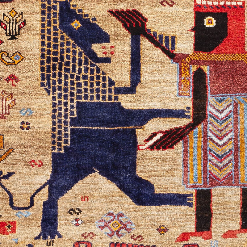 Persisk tæppe - Nomadisk - 157 x 113 cm - flerfarvet