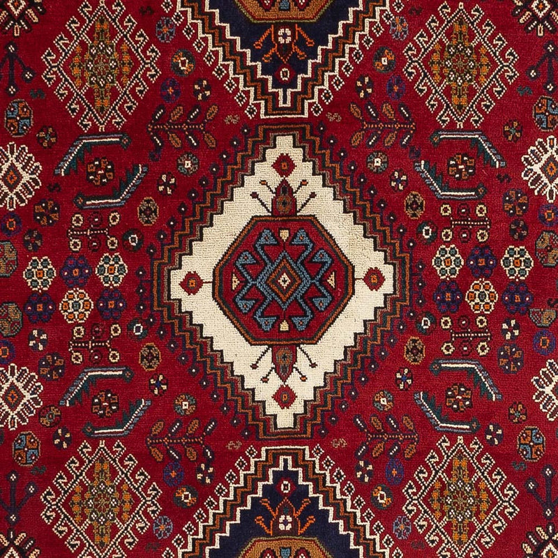 Persisk tæppe - Nomadisk - 256 x 141 cm - mørkerød