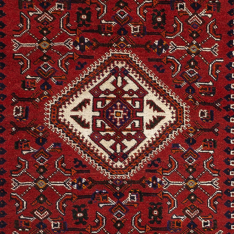 Persisk tæppe - Nomadisk - 252 x 155 cm - mørkerød