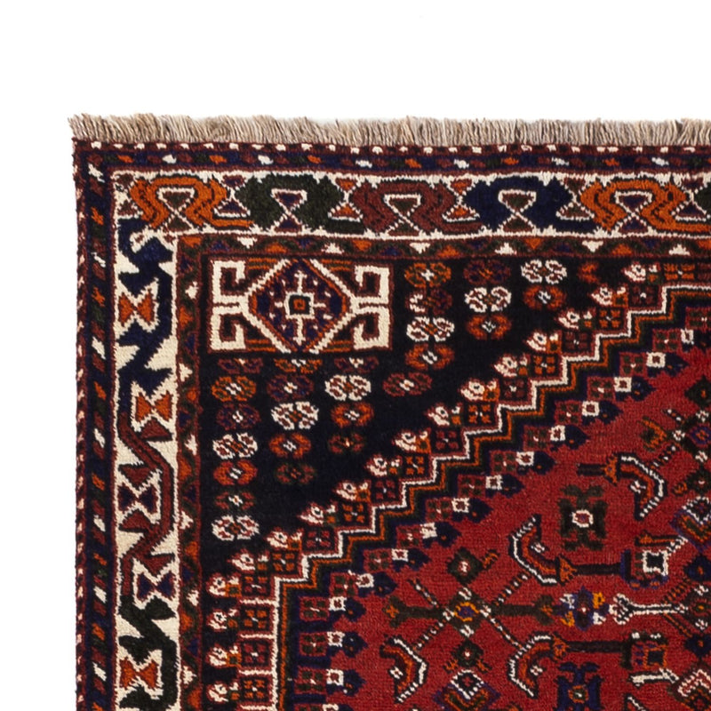 Persisk tæppe - Nomadisk - 252 x 155 cm - mørkerød