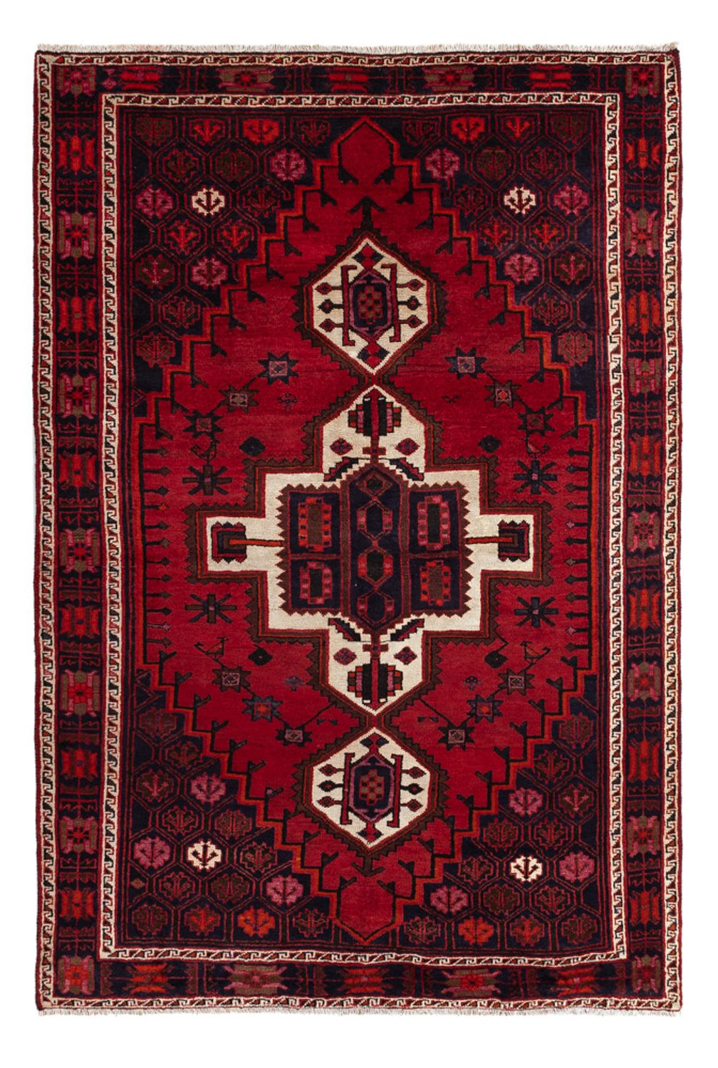 Persisk tæppe - Nomadisk - 258 x 174 cm - rød