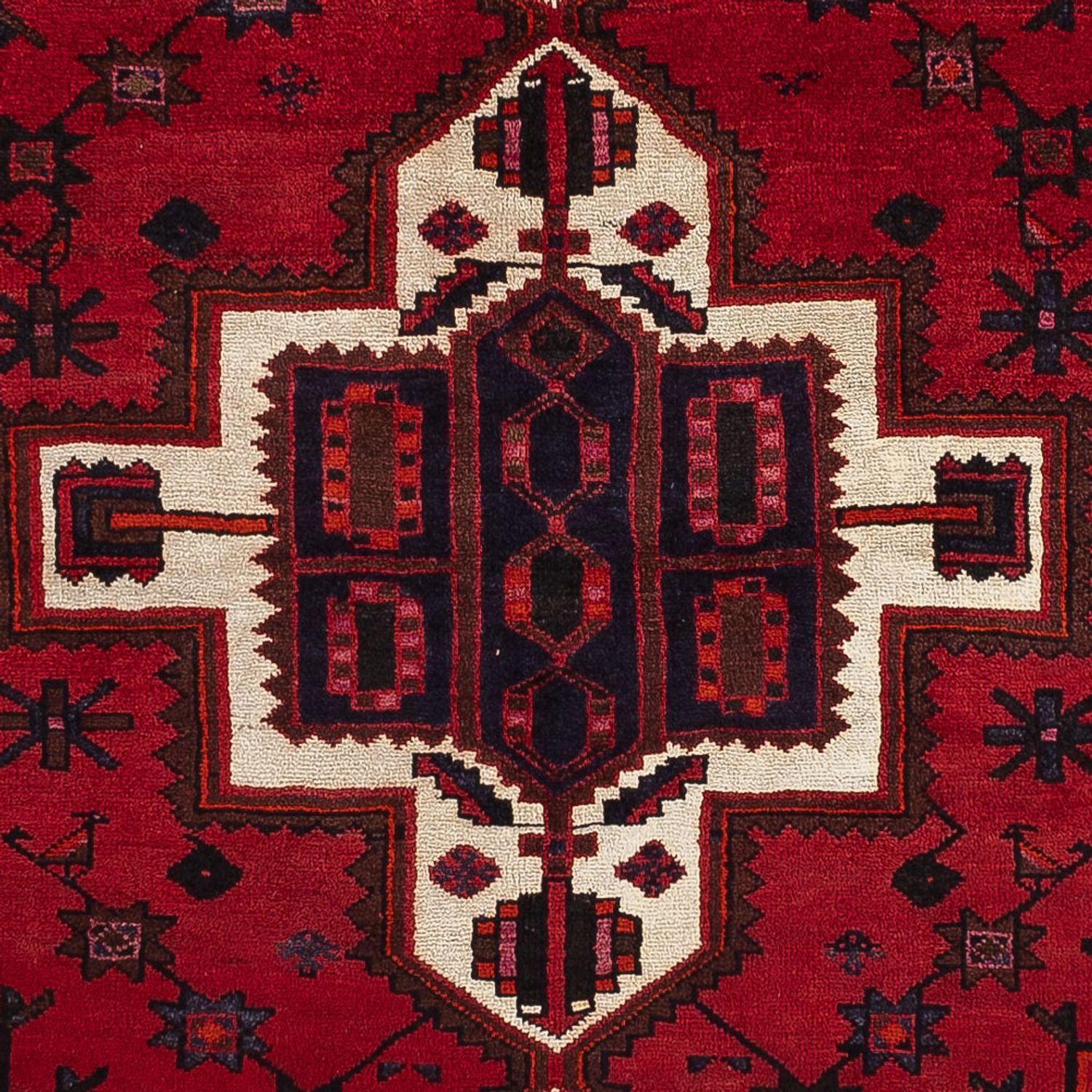 Persisk tæppe - Nomadisk - 258 x 174 cm - rød