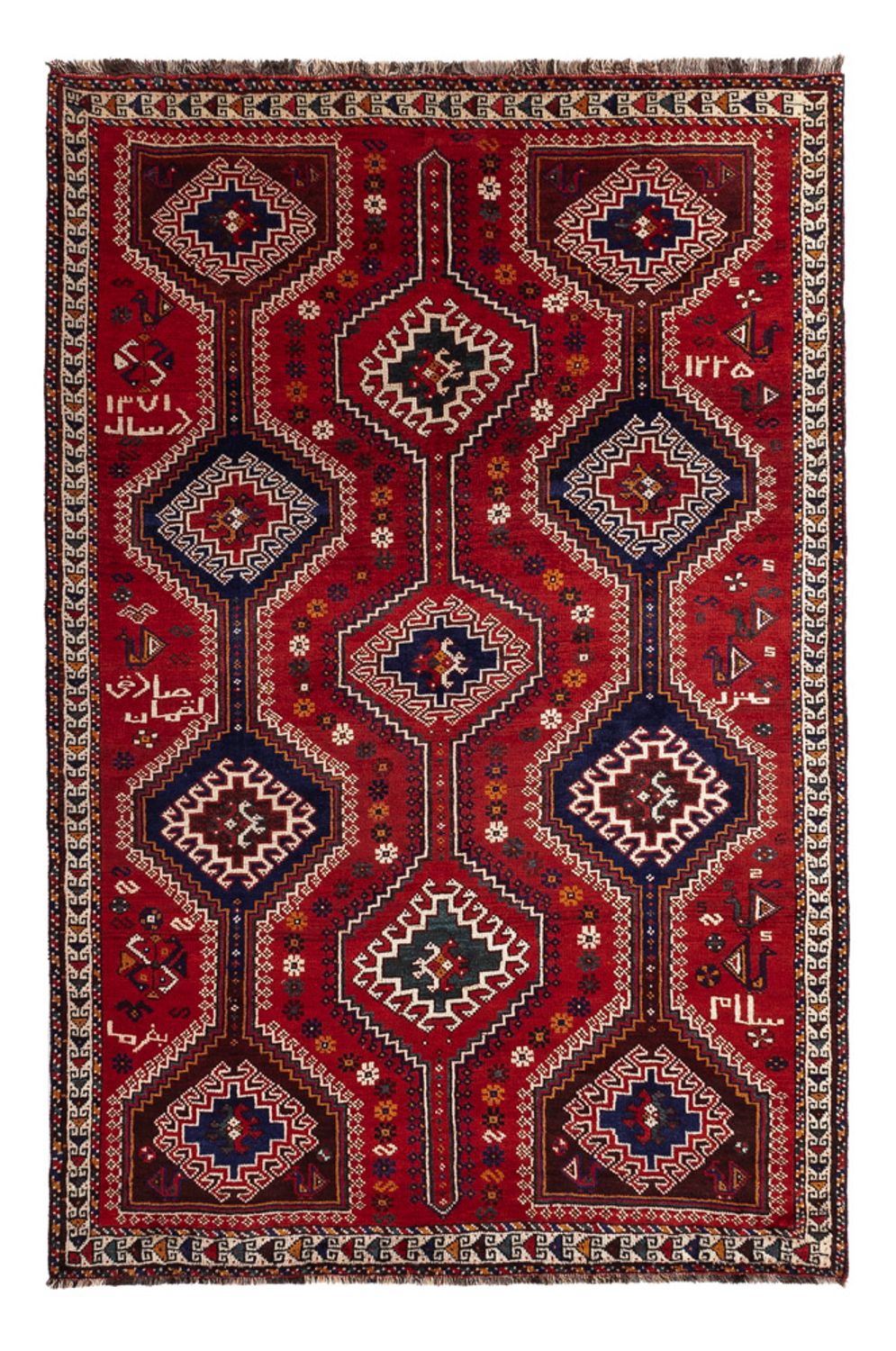Persisk tæppe - Nomadisk - 249 x 170 cm - rød
