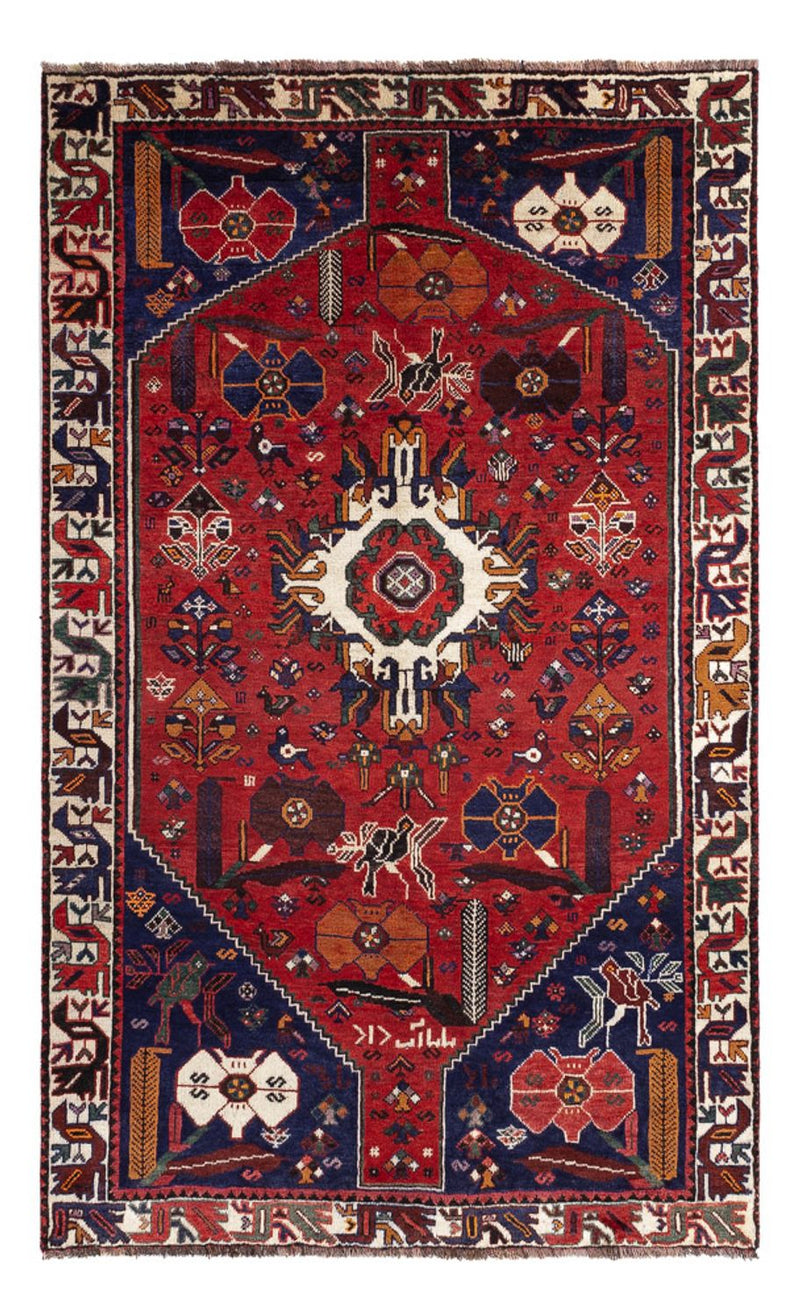 Persisk tæppe - Nomadisk - 245 x 156 cm - rød