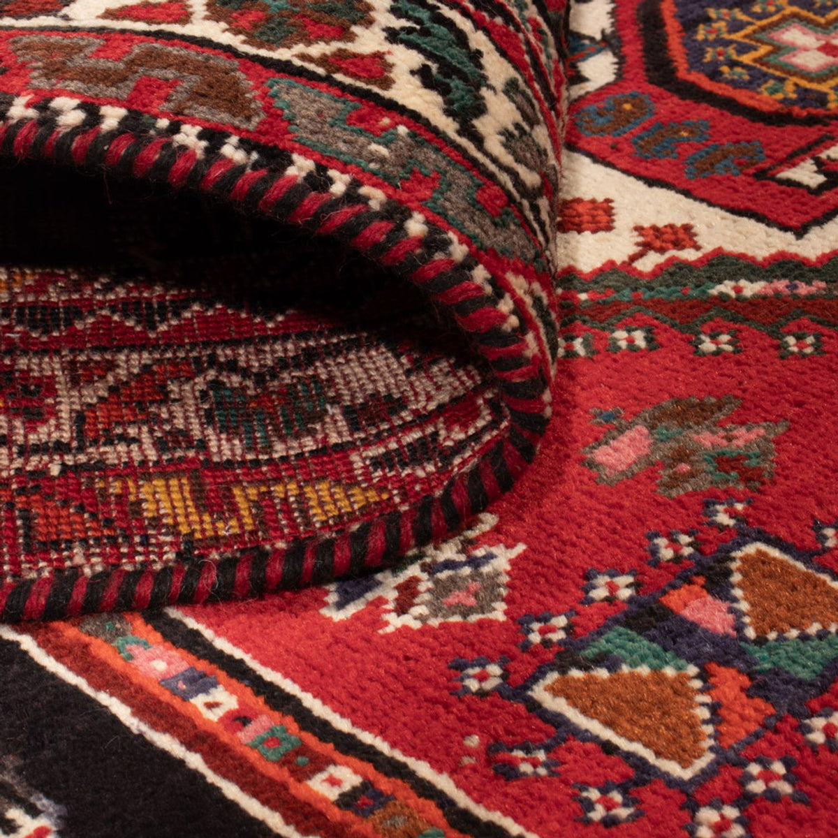 Persisk tæppe - Nomadisk - 237 x 143 cm - rød