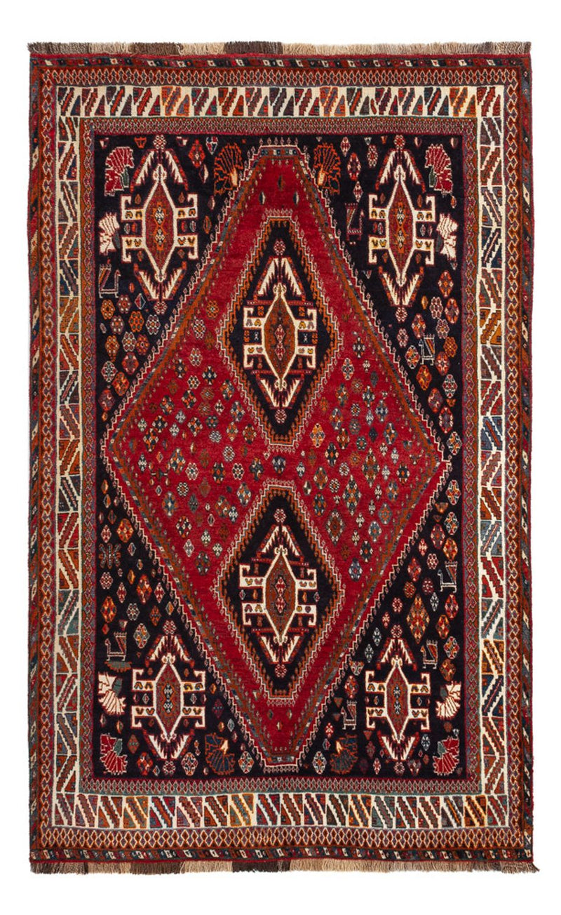 Persisk tæppe - Nomadisk - 247 x 160 cm - rød