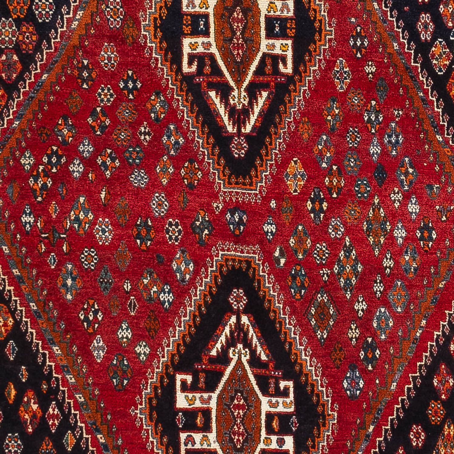 Persisk tæppe - Nomadisk - 247 x 160 cm - rød