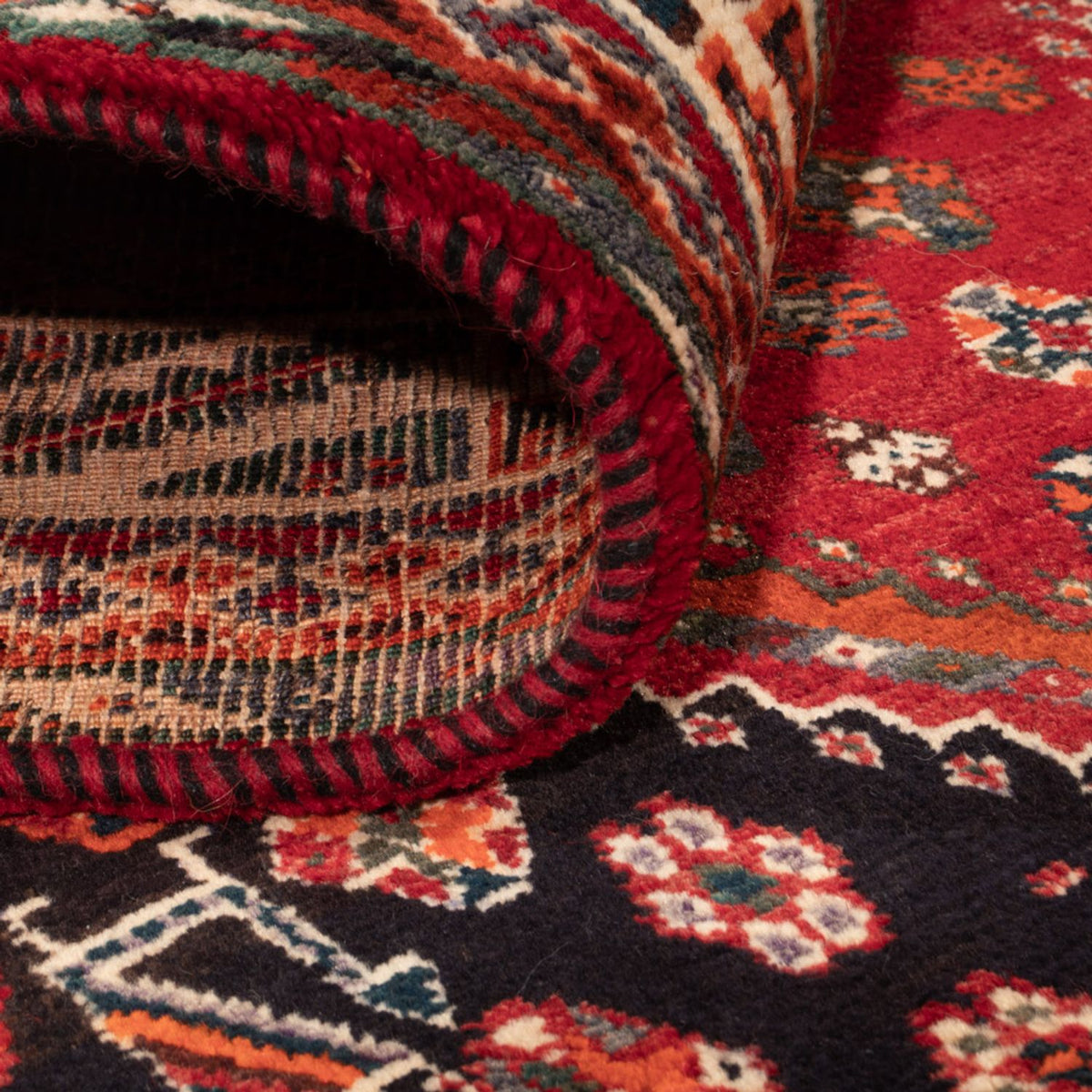 Persisk tæppe - Nomadisk - 247 x 160 cm - rød