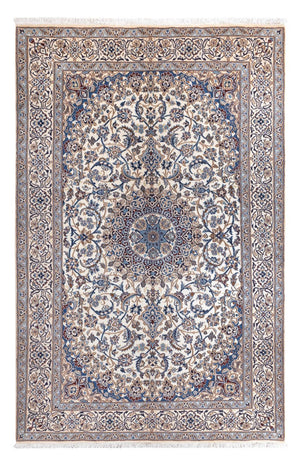 Persisk tæppe - Nain - 296 x 196 cm - creme