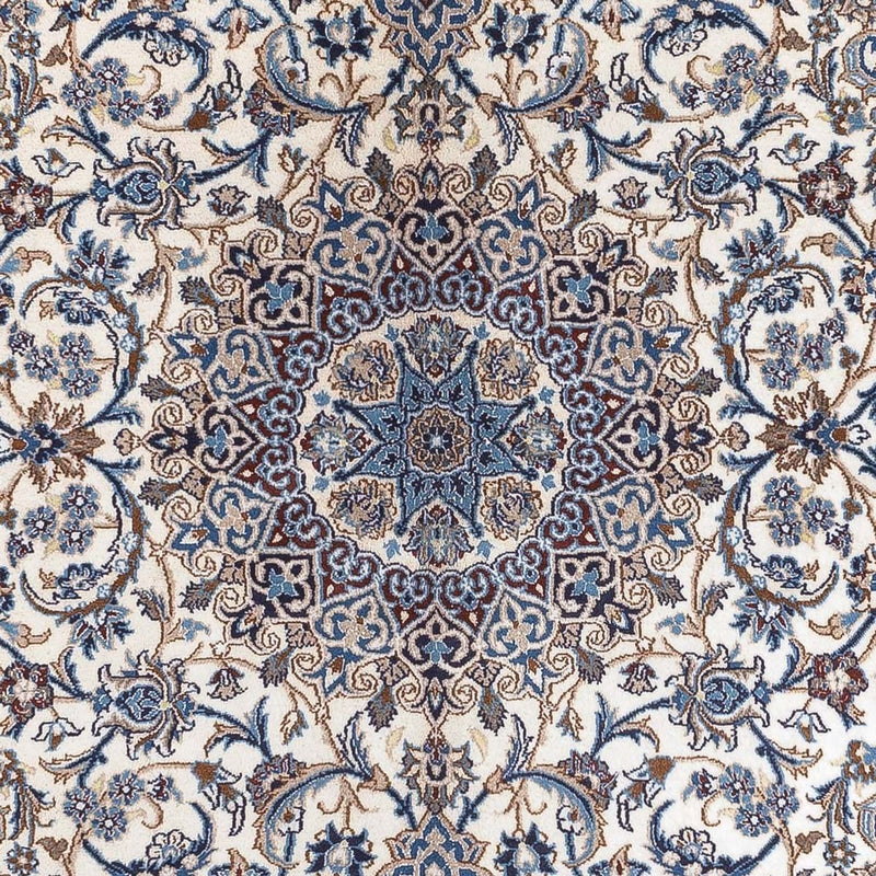 Persisk tæppe - Nain - 296 x 196 cm - creme