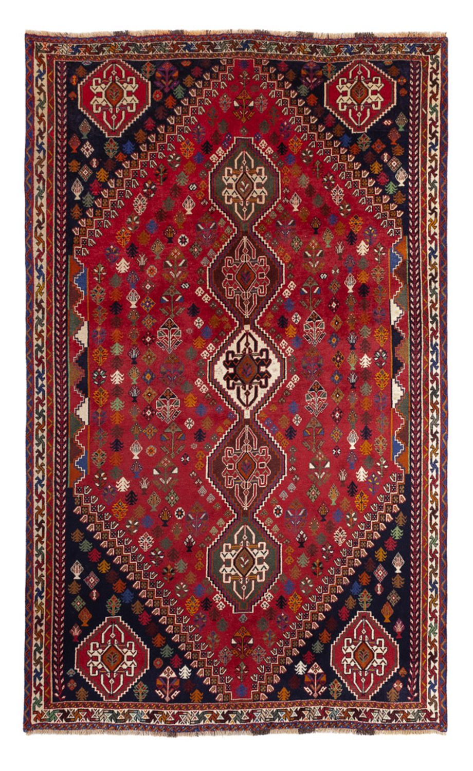 Persisk tæppe - Nomadisk - 294 x 190 cm - rød