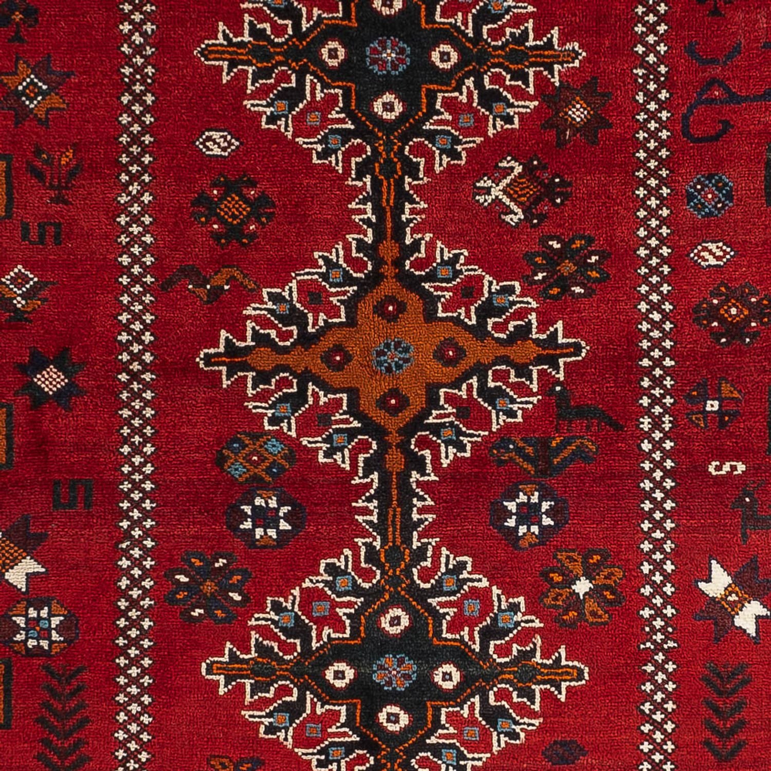 Persisk tæppe - Nomadisk - 257 x 162 cm - rød