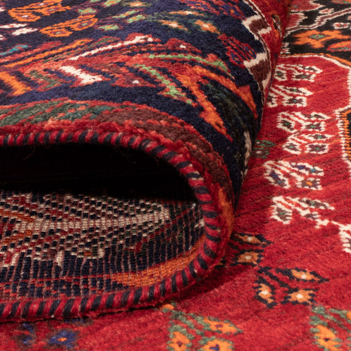 Persisk tæppe - Nomadisk - 211 x 155 cm - rød