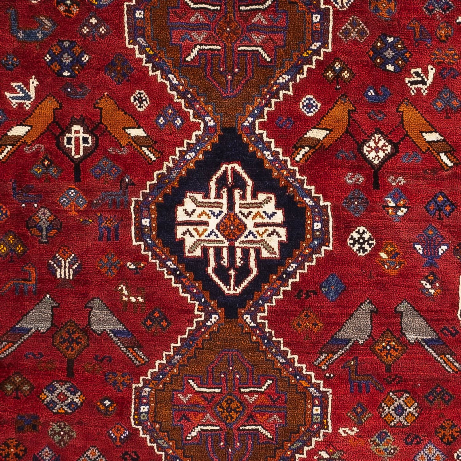 Persisk tæppe - Nomadisk - 259 x 162 cm - rød