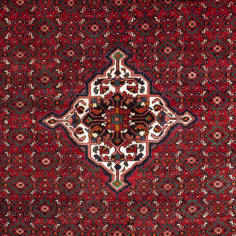 Persisk tæppe - Nomadisk - 318 x 210 cm - mørkerød