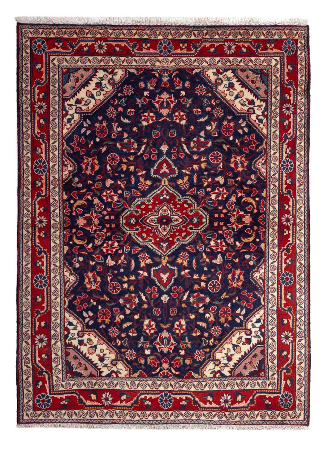 Persisk tæppe - Nomadisk - 165 x 115 cm - mørkeblå