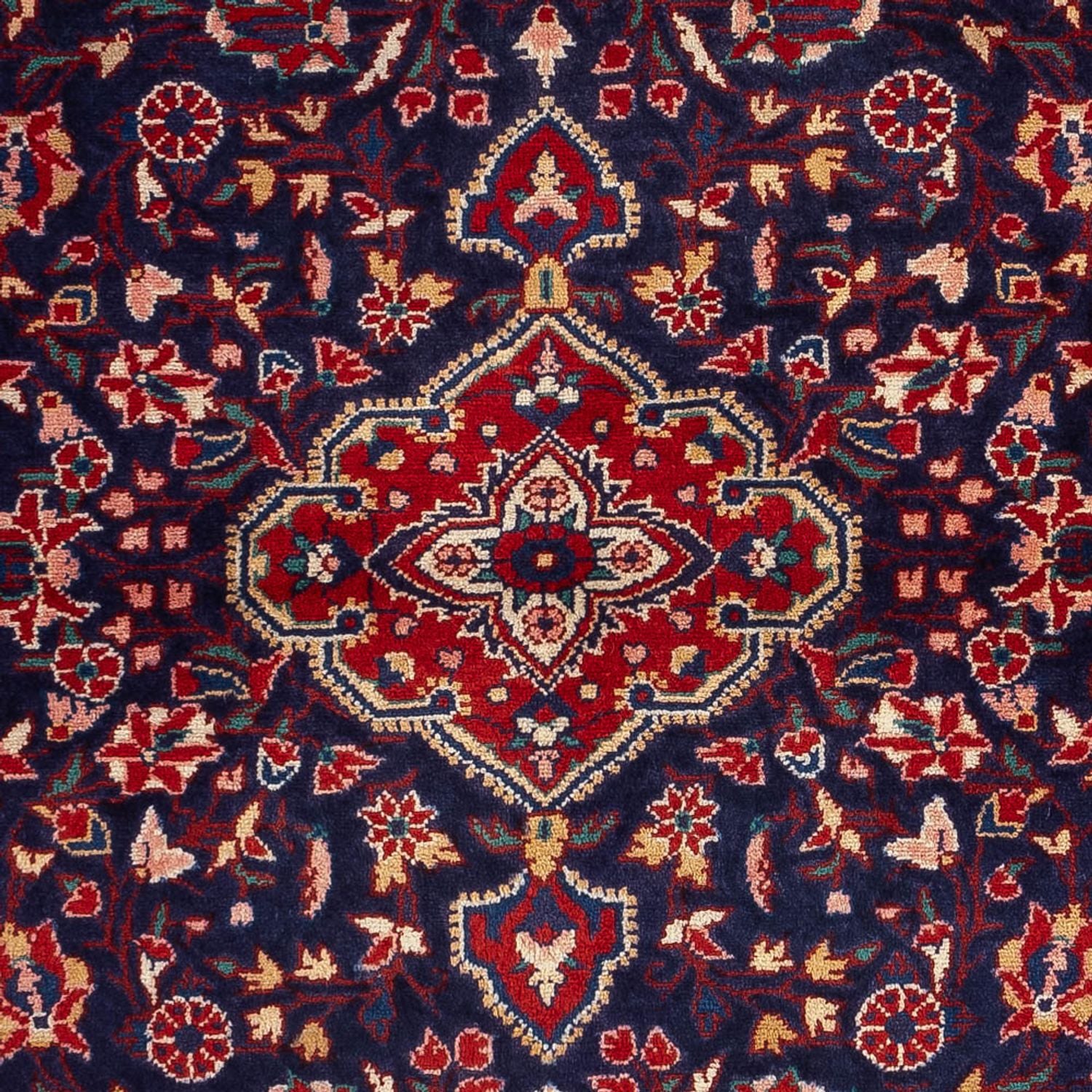Persisk tæppe - Nomadisk - 165 x 115 cm - mørkeblå