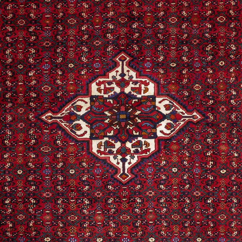 Persisk tæppe - Nomadisk - 363 x 258 cm - mørkerød