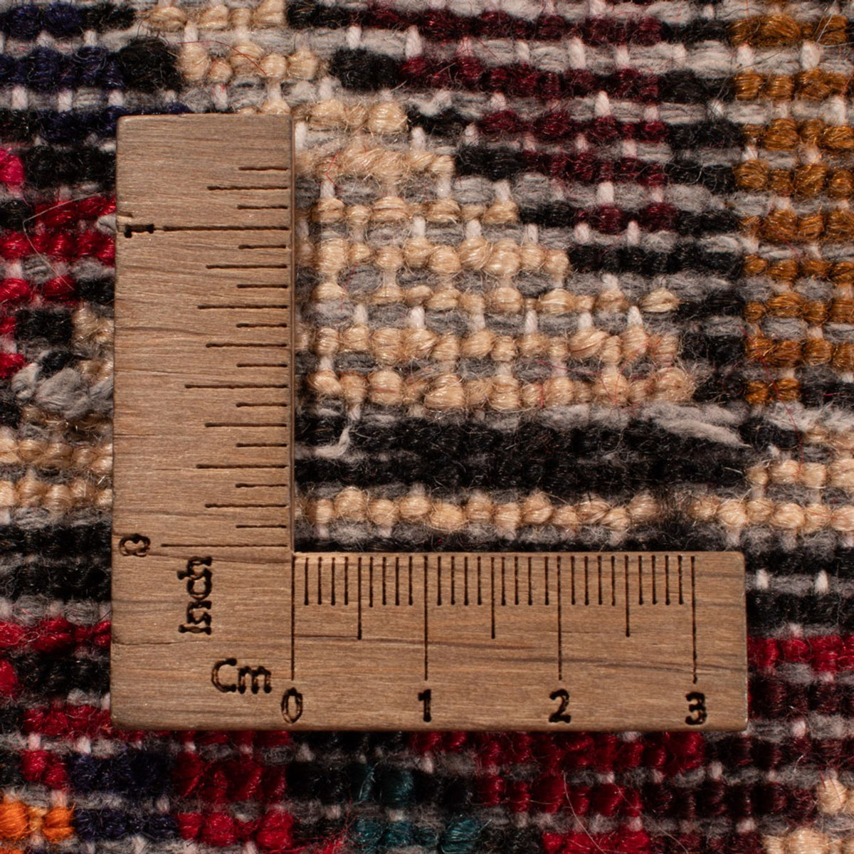 Persisk tæppe - Nomadisk - 363 x 258 cm - mørkerød