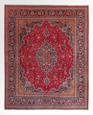 Persisk tæppe - Classic firkantet  - 346 x 303 cm - rød