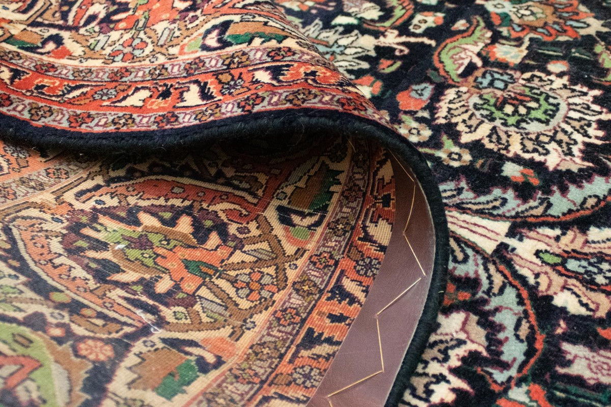 Persisk tæppe - Bijar firkantet  - 197 x 187 cm - blå