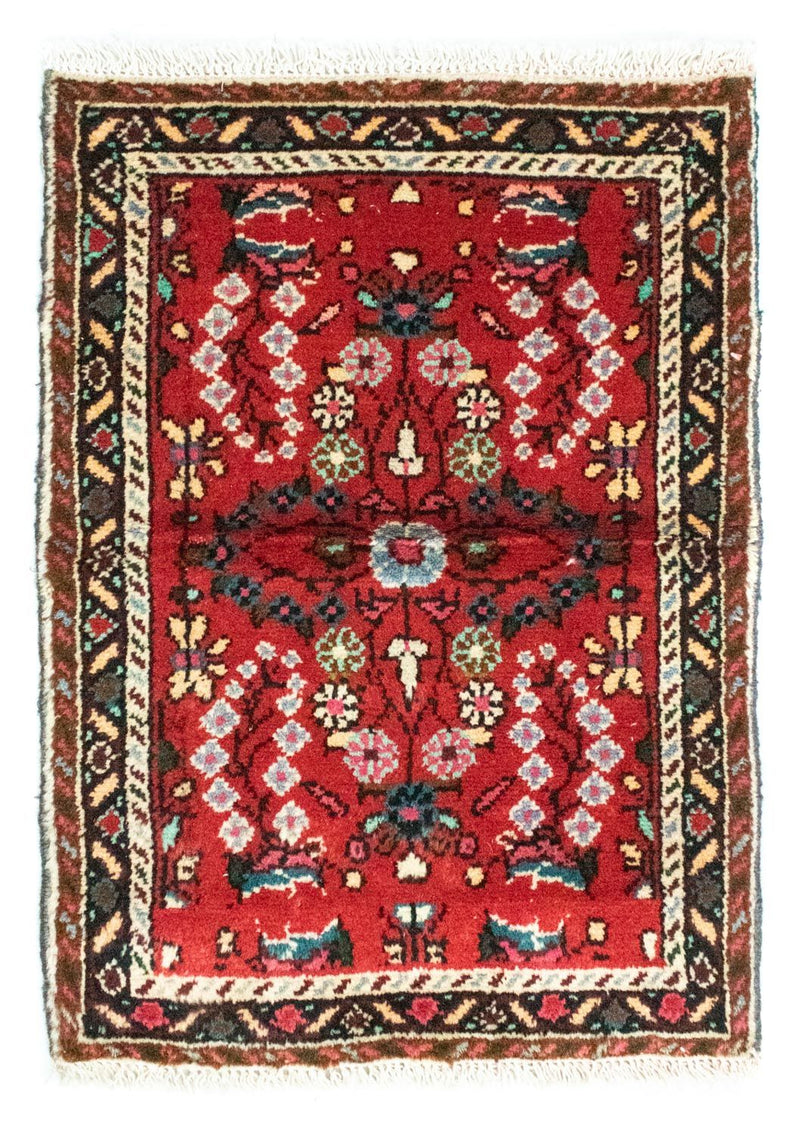 Persisk tæppe - Nomadisk - 70 x 50 cm - rød