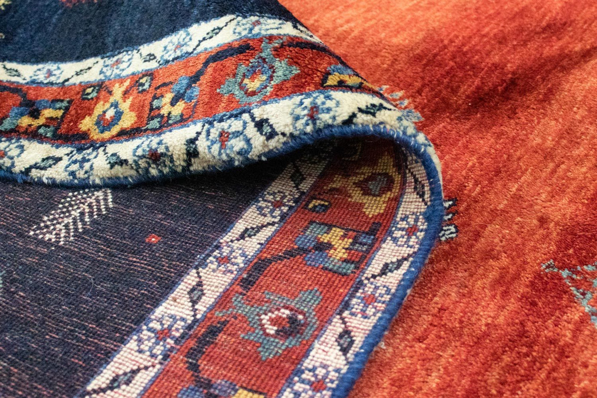 Persisk tæppe - Nomadisk - 292 x 259 cm - blå