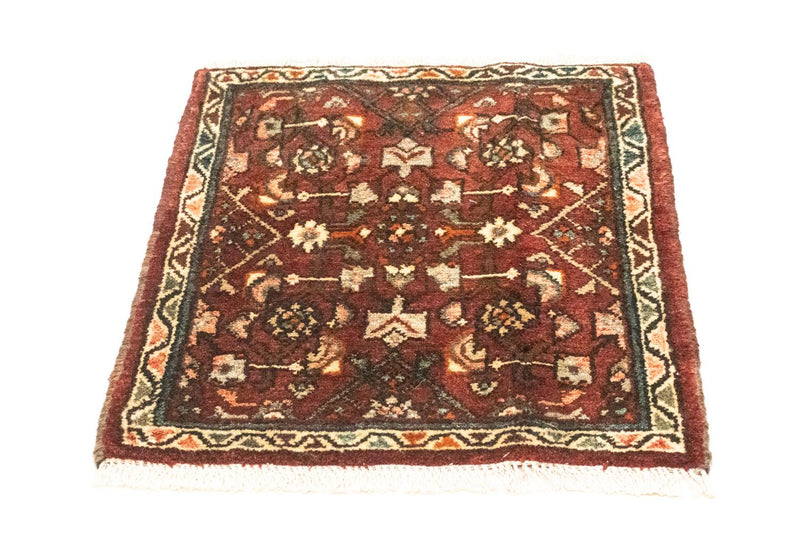 Persisk tæppe - Nomadisk firkantet  - 60 x 55 cm - brun