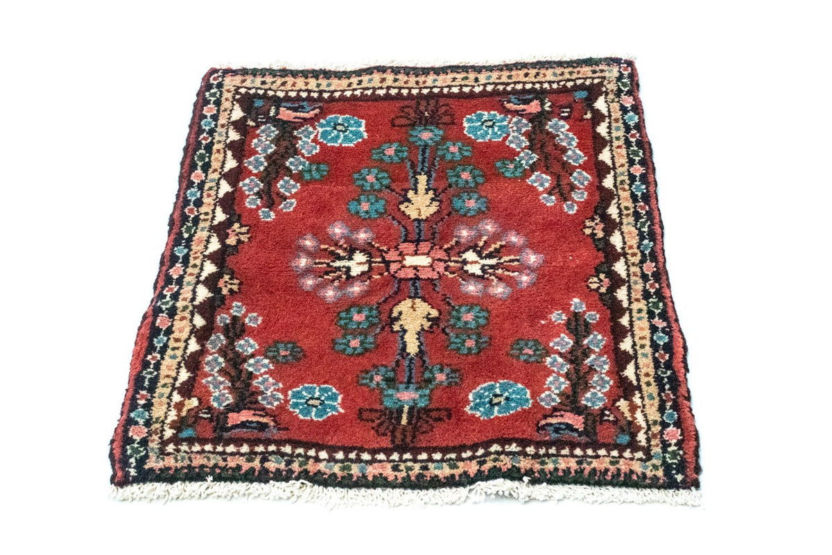 Persisk tæppe - Nomadisk - 60 x 55 cm - rød