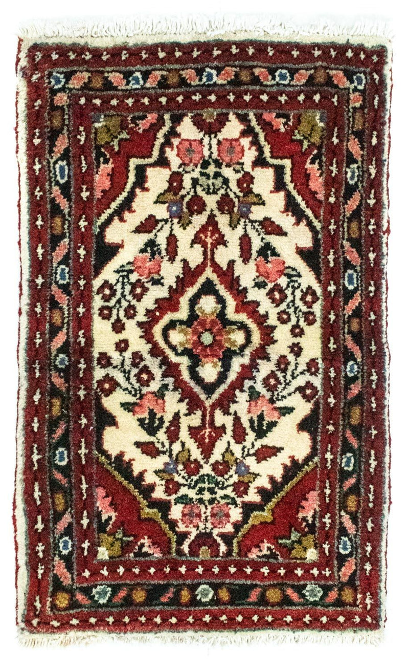 Persisk tæppe - Nomadisk - 75 x 50 cm - beige