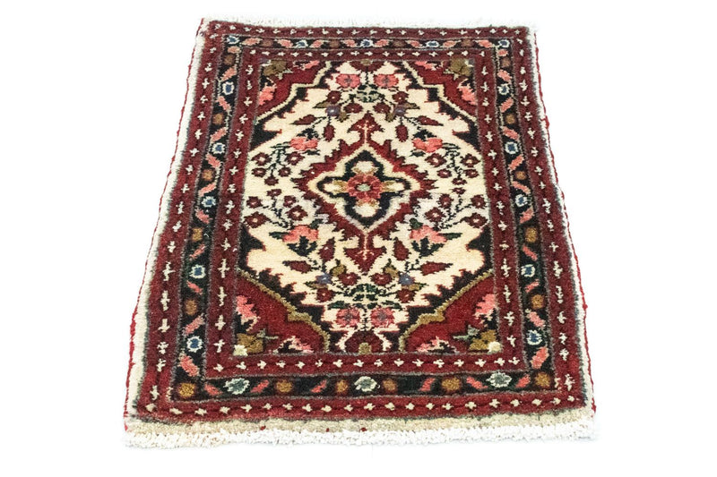 Persisk tæppe - Nomadisk - 75 x 50 cm - beige