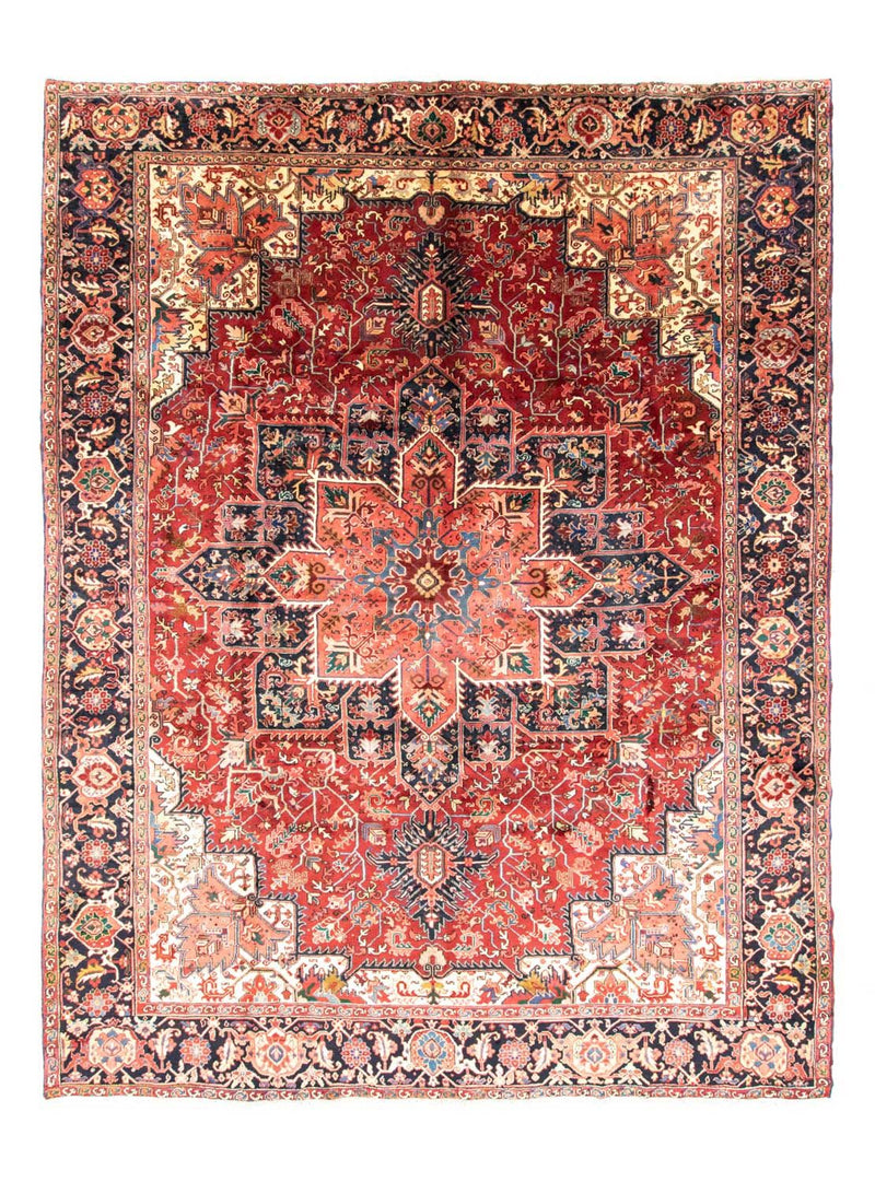 Persisk tæppe - Nomadisk - 390 x 305 cm - rød