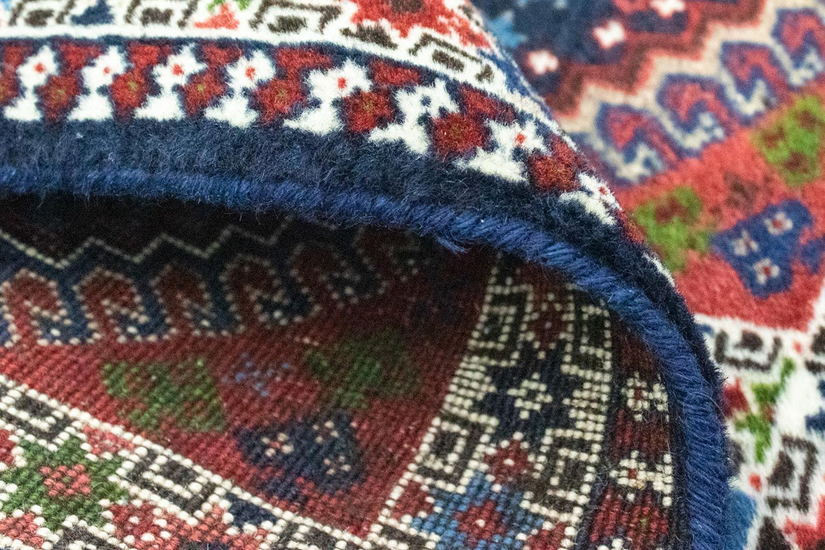 Persisk tæppe - Nomadisk - 90 x 60 cm - flerfarvet