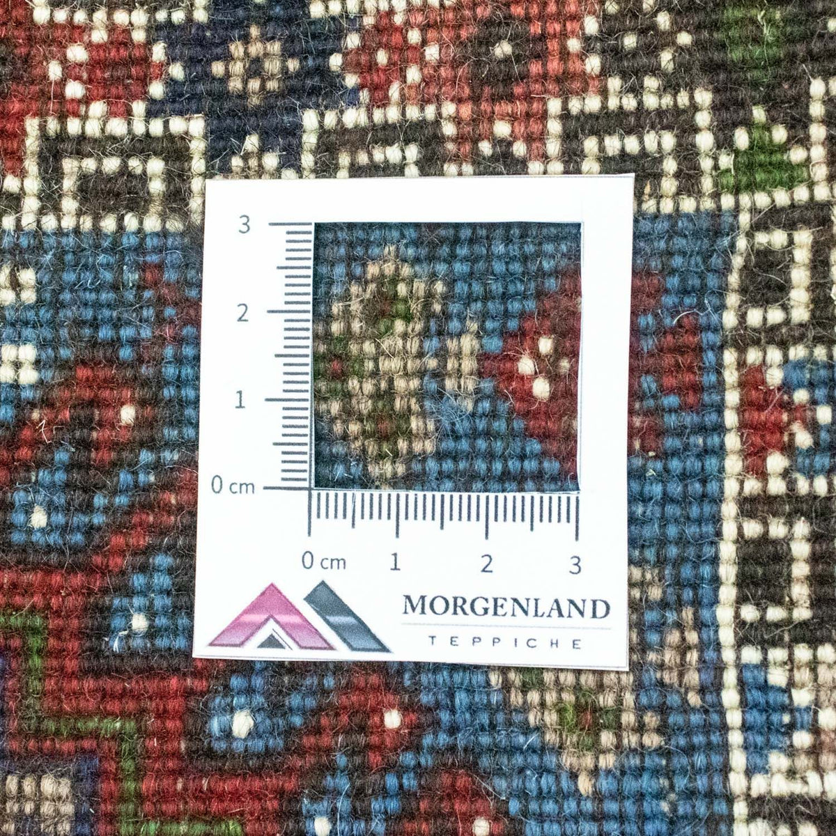 Persisk tæppe - Nomadisk - 90 x 60 cm - flerfarvet