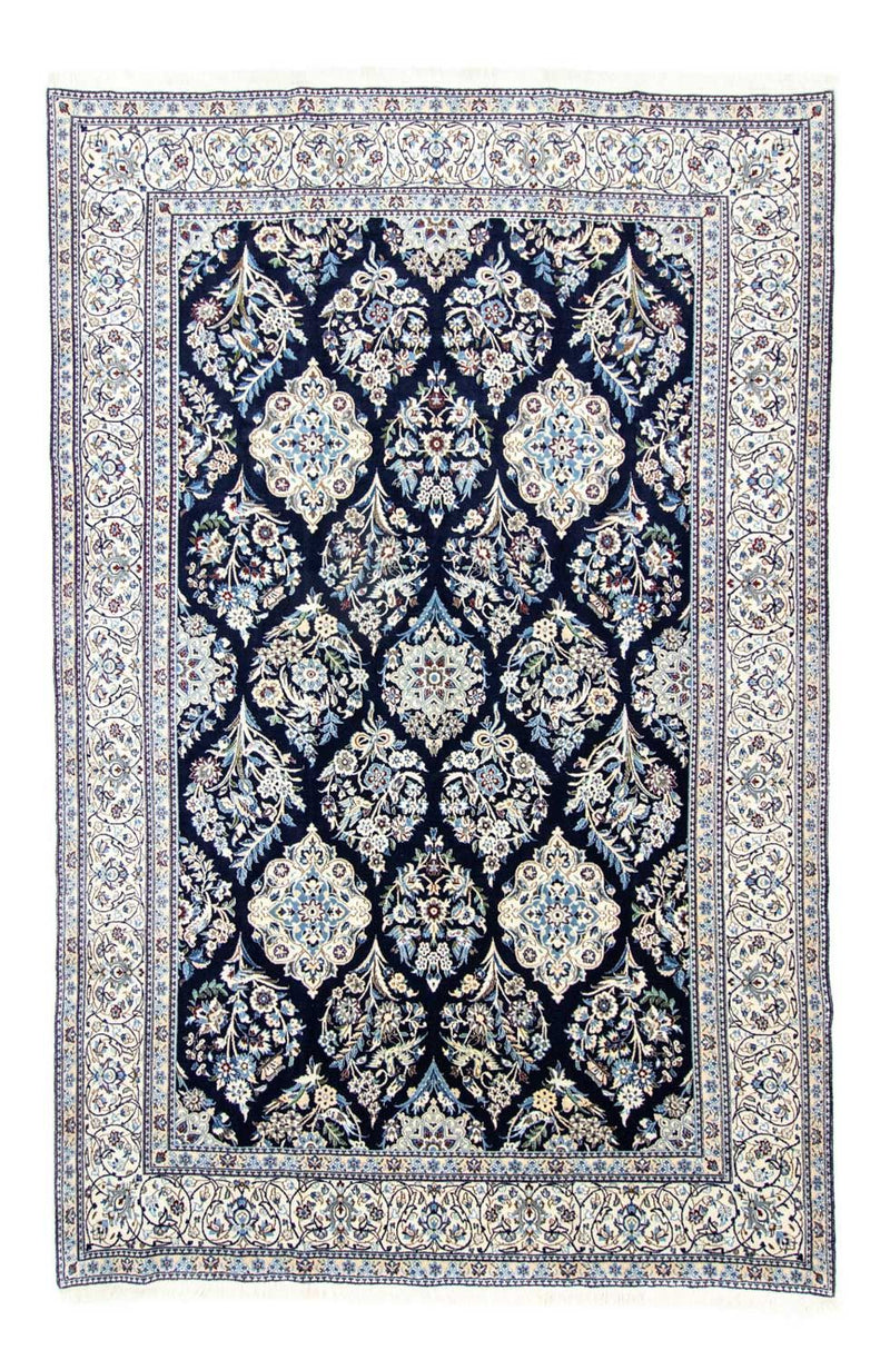 Persisk tæppe - Nain - Royal - 342 x 250 cm - mørkeblå