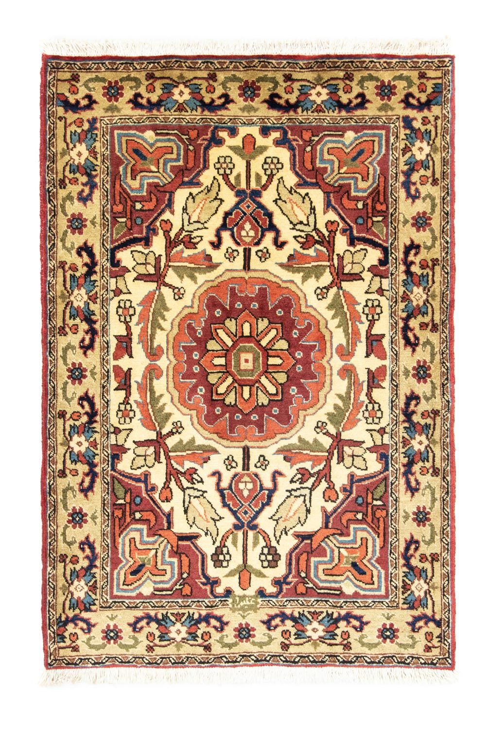 Persisk tæppe - Nomadisk - 155 x 105 cm - beige