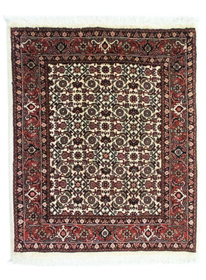 Persisk tæppe - Bijar - 85 x 70 cm - beige