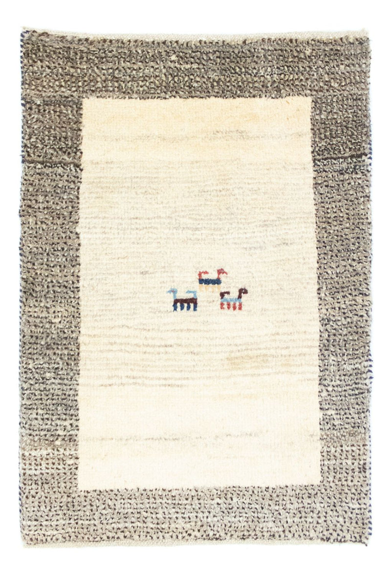 Gabbeh-tæppe - Persisk - 84 x 59 cm - flerfarvet