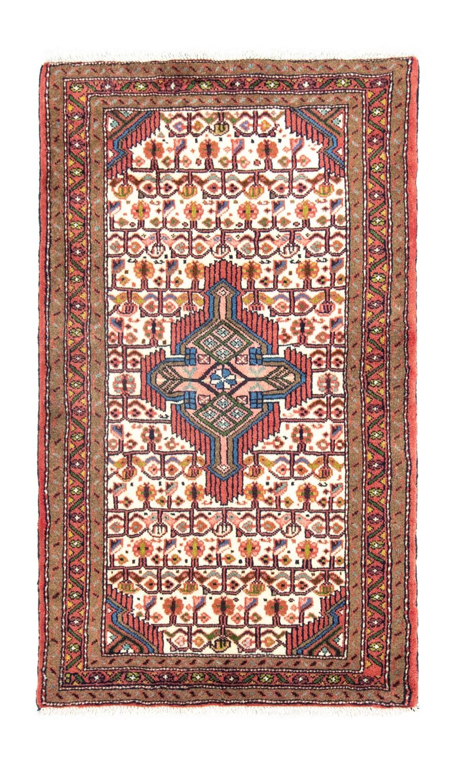 Persisk tæppe - Nomadisk - 134 x 79 cm - beige