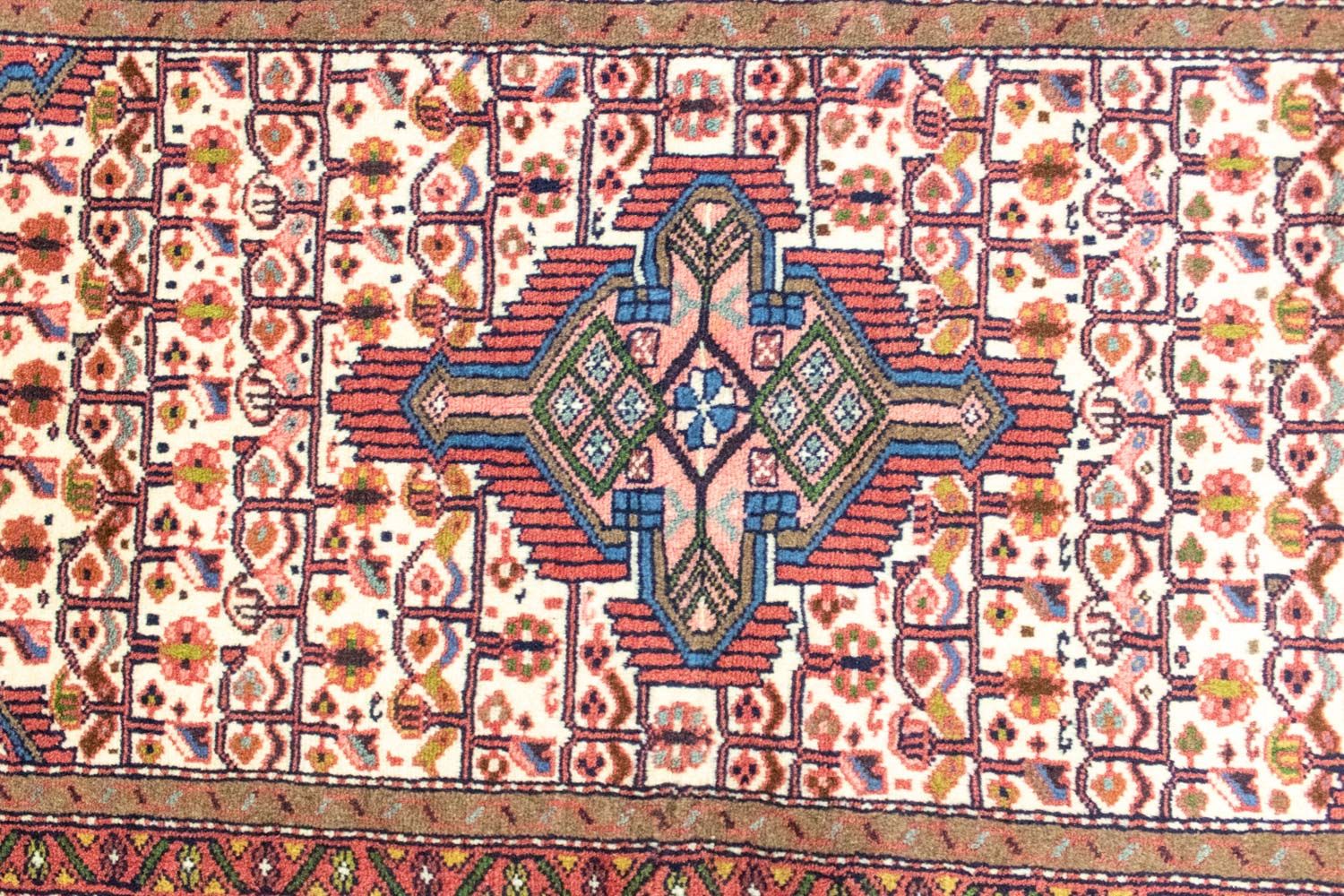 Persisk tæppe - Nomadisk - 134 x 79 cm - beige