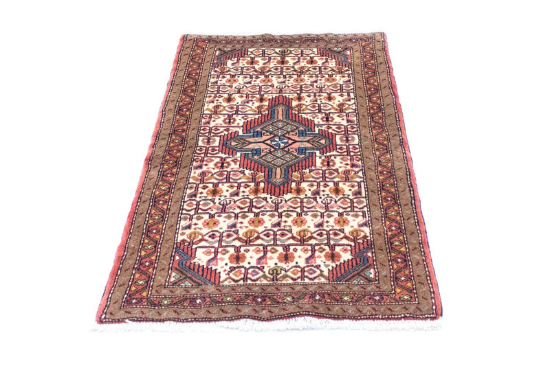 Persisk tæppe - Nomadisk - 134 x 79 cm - beige