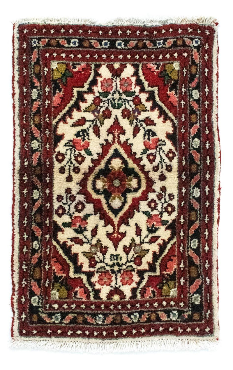 Persisk tæppe - Nomadisk - 75 x 50 cm - beige
